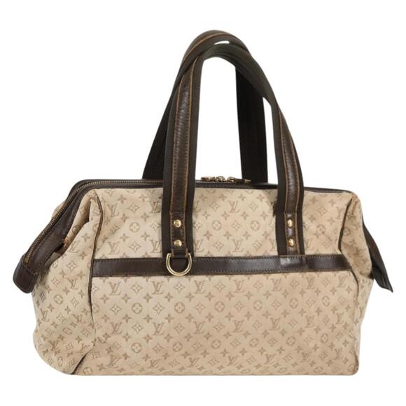 LOUIS VUITTON Monogram Mini Josephine GM Hand Bag Khaki M92310 - Picture 1 of 13